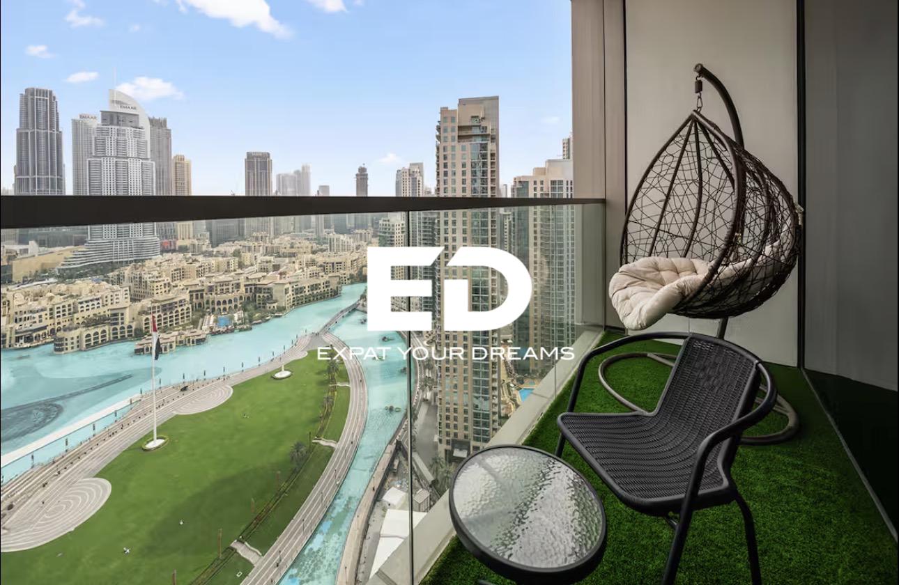 Burj Khalifa View, Studio (Dubai 🇦🇪) Monthly Package